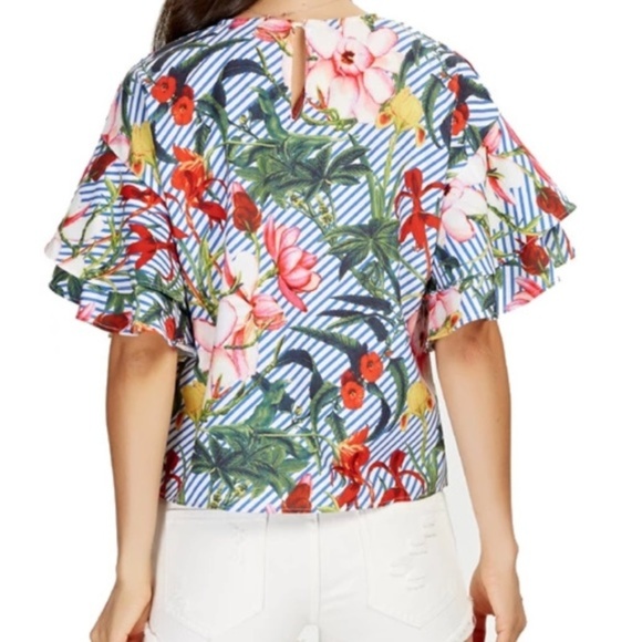 Tropical Print Blouse - Picture 2 of 7